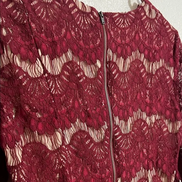 Nasty Gal Red Lace Mini Dress - Picture 11 of 11